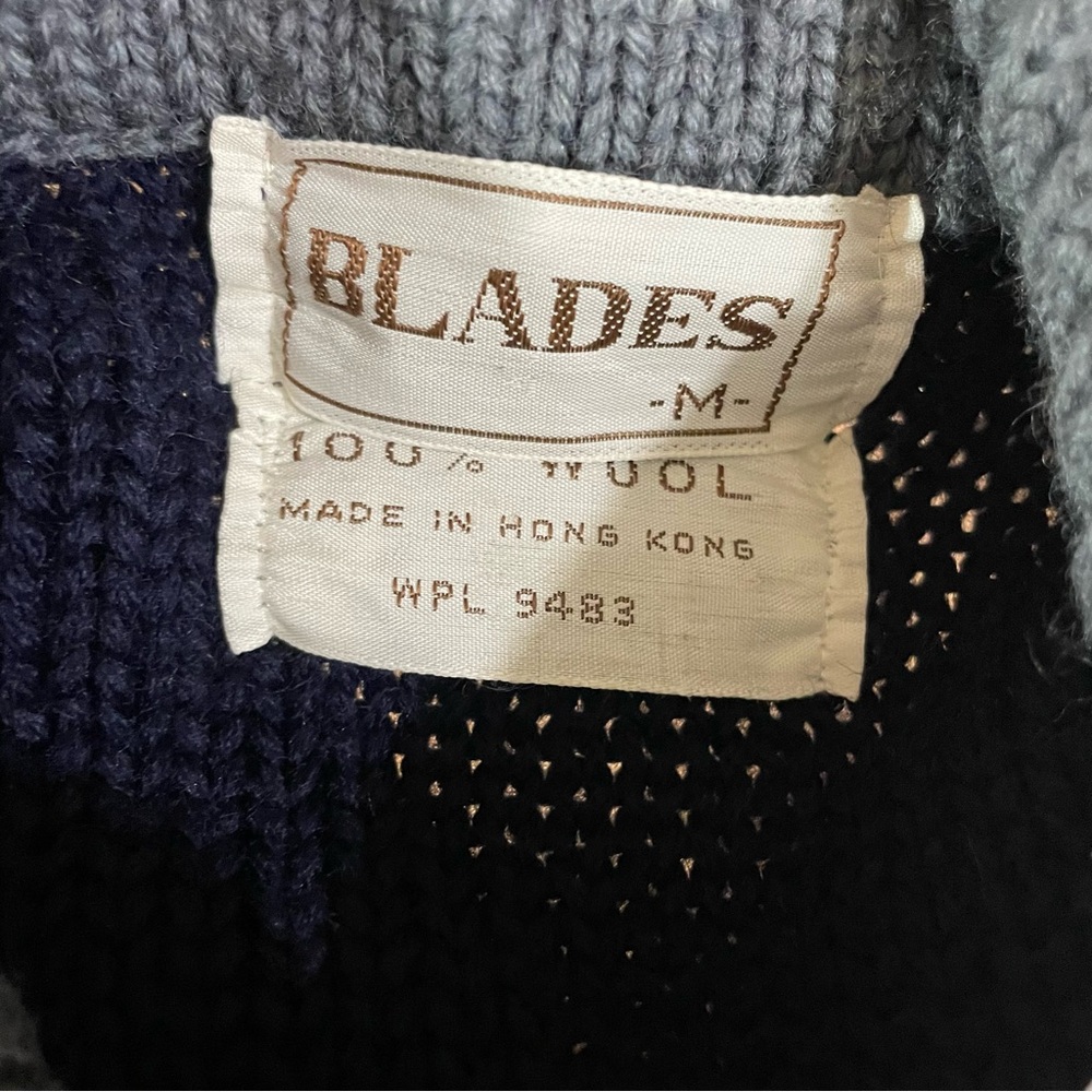 Vintage 100% Wool Cardigan Women’s M Long Sleeve Button Down Cable Knit - Picture 8 of 8